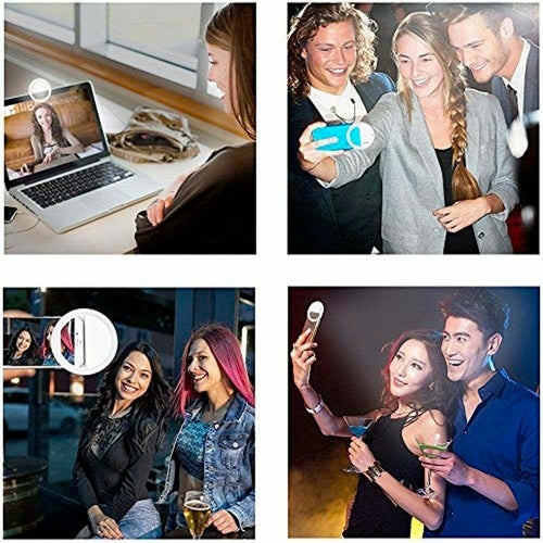 Clip-On LED Selfie Ring Light for Phone, Tablet & Laptop
