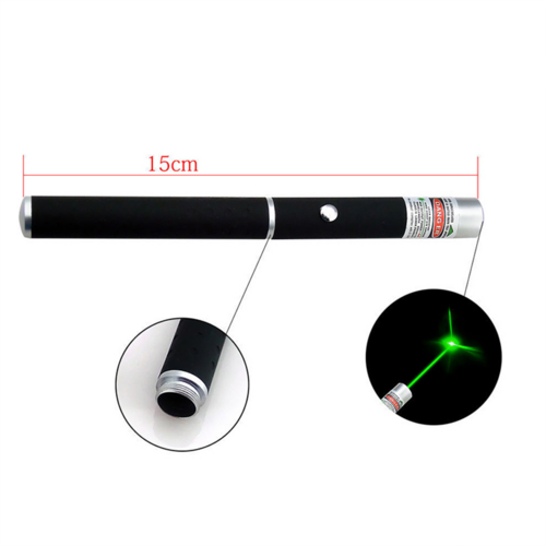 3 Pack Laser Pointer Pen Set - Green Blue Red Visible Beam