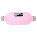 Rechargeable Abdominal Heating Pad with Massage - Cordless Waist Warmer