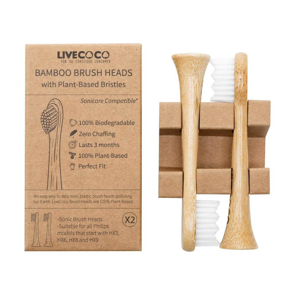 LiveCoco™ Philips Sonicare compatible Electric Brush Heads (Medium)