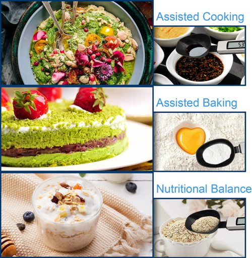 Digital Measuring Spoon Scale - 500g Kitchen Food Scale with LCD Display